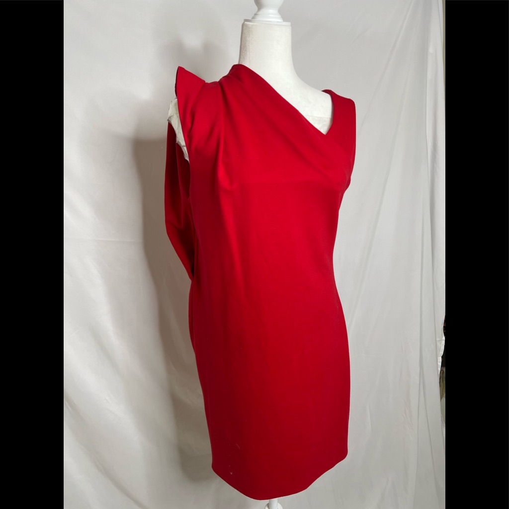 Ted Baker Red Sleeveless Dress Size 2/1 Equal To A 4/2 In Us.